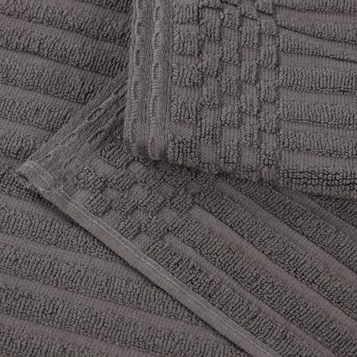 SUPERIOR 4 Piece Cotton Bath Towel Set, Includes 4 Bath Towels, Daily
