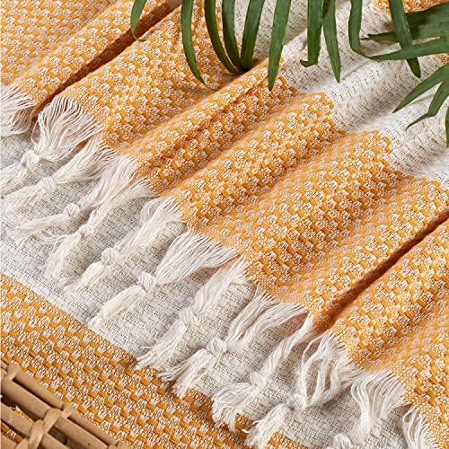 Blanket, Vintage Boho Rustic 100% Cotton Super Soft 88"x90"
