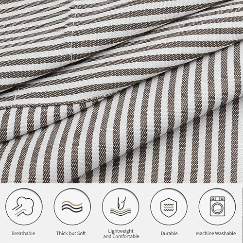 Adjustable Bib Cooking Apron with 2 Pockets for Men and Women