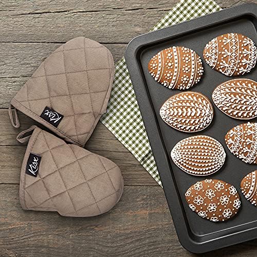 Oven Mitts Heat Resistant – (Grey Color) Mini Oven Mitts, Silicone
