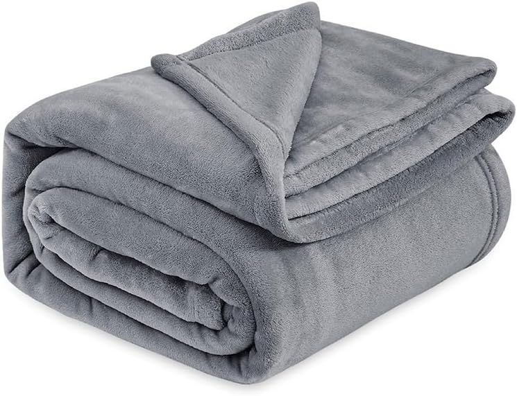 All Season Fleece Throw Blanket 60x80 Inches - Super Soft, Warm &