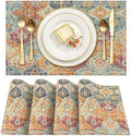 Placemats Set of 4 Washable Durable Table Placemats for Dining Table