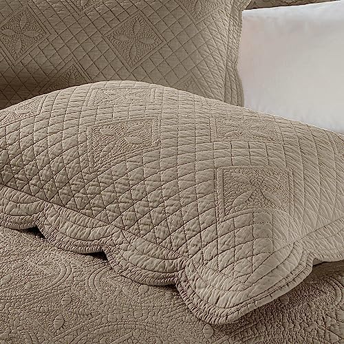 Calla Angel Sage Garden Luxury Pure Cotton Matelasse Quilted Pillow
