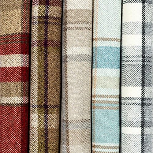 McAlister Textiles Charcoal Gray Heritage Tartan Decorative Throw
