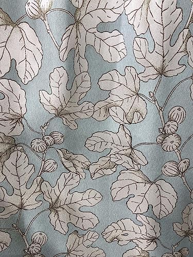 Room Darkening Curtains 72 inches Long for Living Room Floral Jacquard