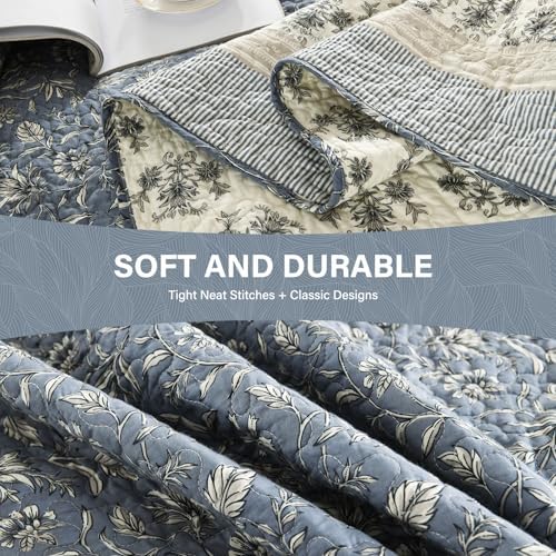 SahSahCasa 100% Cotton 128"x120" Oversized California King XL