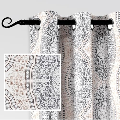 DriftAway Curtains for Bedroom Room Darkening Curtain 63 Inch