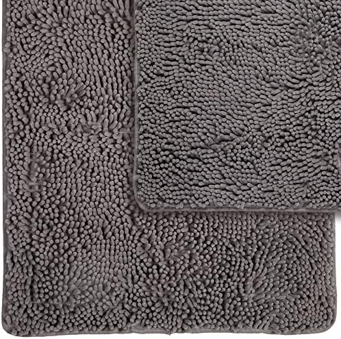 Absorbent Floor Mat Bathroom Rug Plush Mats, Soft Microfiber Luxury