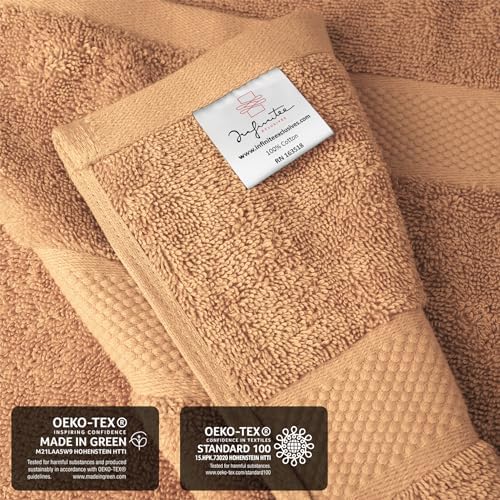 Infinitee Xclusives Bath Sheets Extra Large - 1 Pack - 600 GSM |35" x