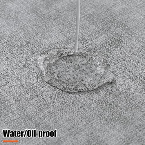 Homaxy Round Faux Leather Placemats and Coasters