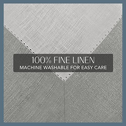 Elrene Home Fashions Villeroy and Boch New Wave Metallic Border Linen