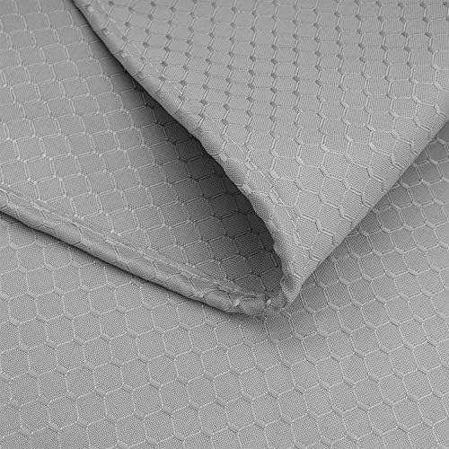 AooHome Waffle Weave Fabric Shower Curtain for Bathroom, 72"x78" Extra