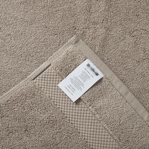 Better Trends 2 Pack Beige Hand Towels Sets 100% Ring Spun Cotton