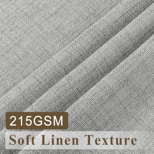 108in Long Linen Light Filtering Curtains 2 Panels 25"Wx108L Grey