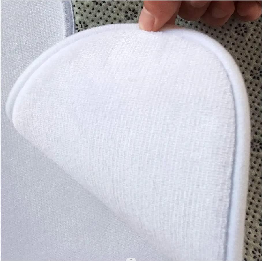 4 Piece Bathroom Rugs Set Brown Stripe Bath Mat Abstract Modern