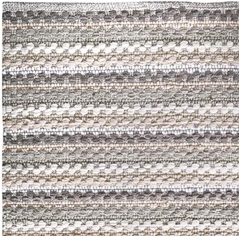 Ramanta Home Chenille Bath Mat Rug 24x36 inch - Linen Combo