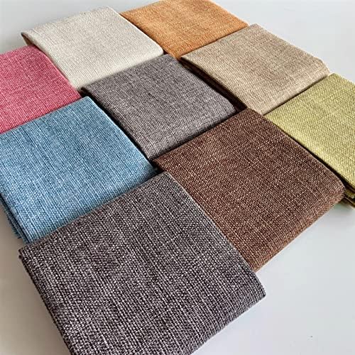 ZZenSmot Rectangle Solid Color Cotton Linen Tablecloth Washable