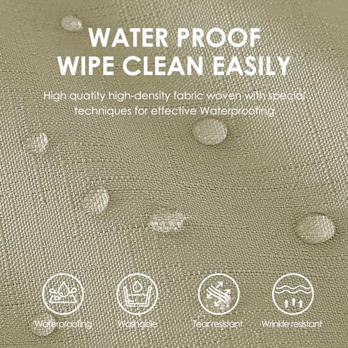 VidaFete Luxe Series 150GSM 52x70 Faux Linen Rectangle Tablecloth