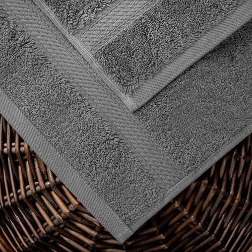 Luxury Heavyweight Egyptian Cotton Towels, Towel Set for Bathroom