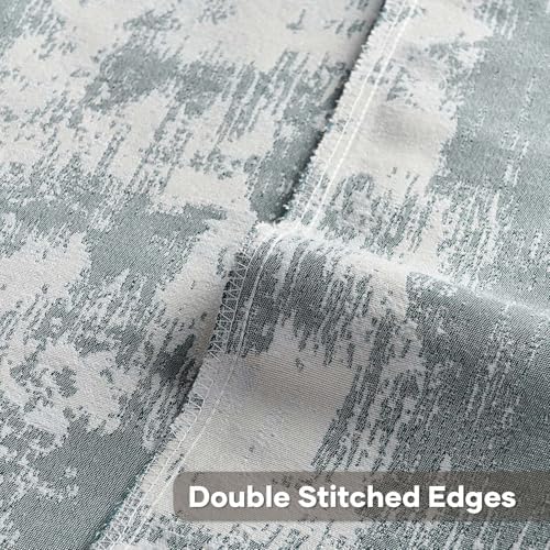 HAUSSY Pack of 2 Faux Cashmere Throw Pillow Covers 22x22 Inch, Teal
