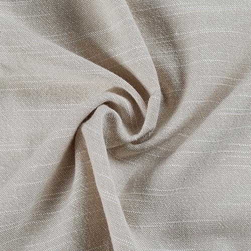 Drapifytex Oatmeal 100”Wx108”L Thermal Insulated Blackout Horizontal