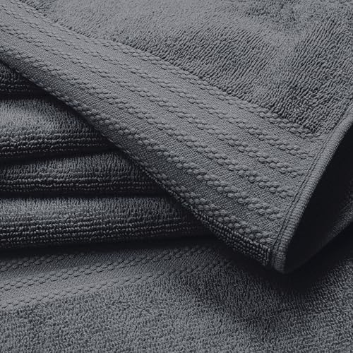 GLAMBURG Ultra Soft 12-piece Washcloths Set 13x13-100% Ringspun Cotton