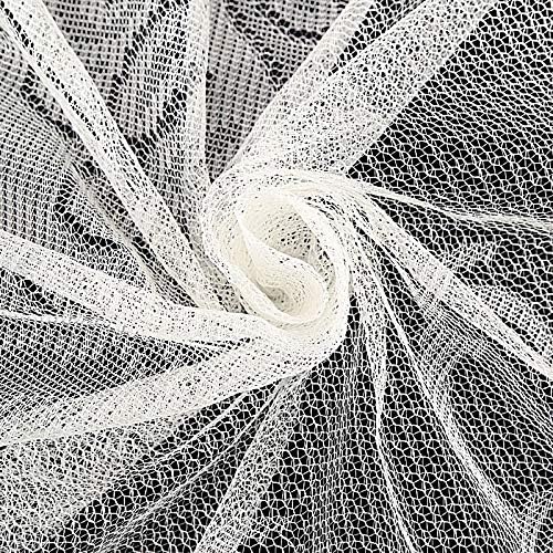 BalsaCircle 90-Inch Ivory Premium Lace Round Tablecloth Table Linens