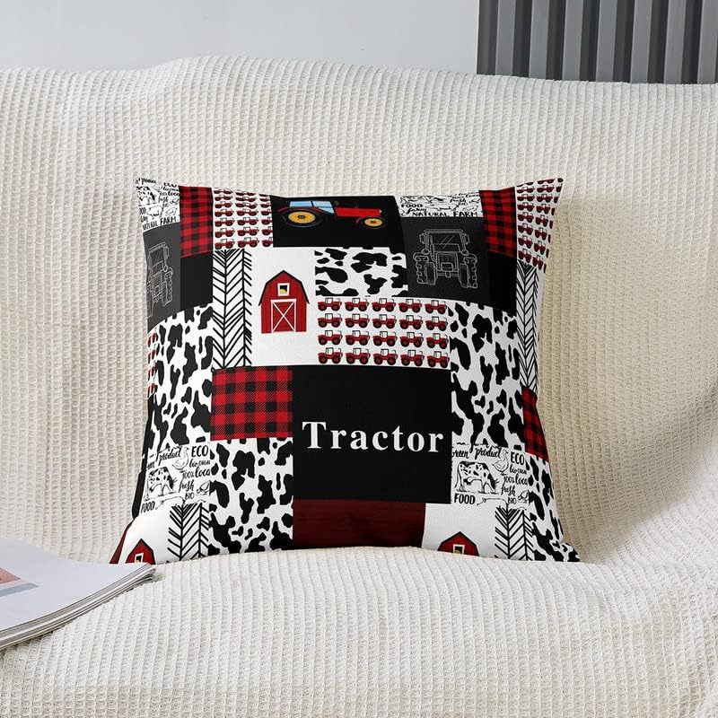 Feelyou Farm Animal Throw Pillow Covers Soft Decorative 18" x 18"